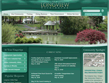 Tablet Screenshot of ci.longview.wa.us